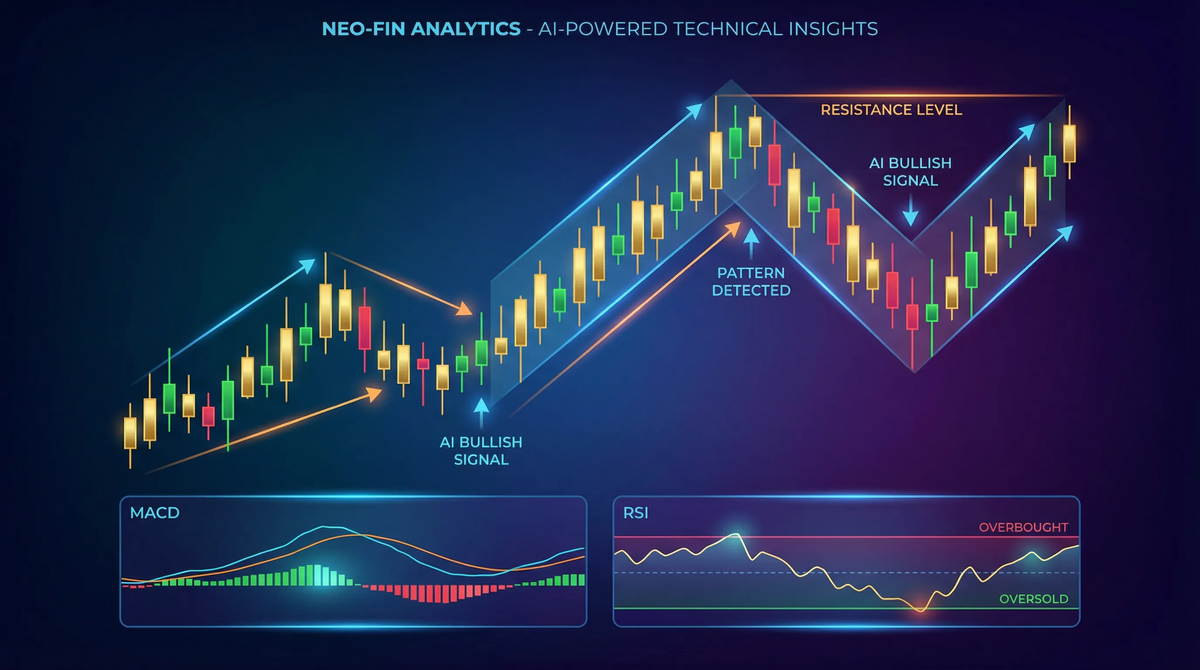 AI技术分析：K线形态识别与MACD/RSI指标